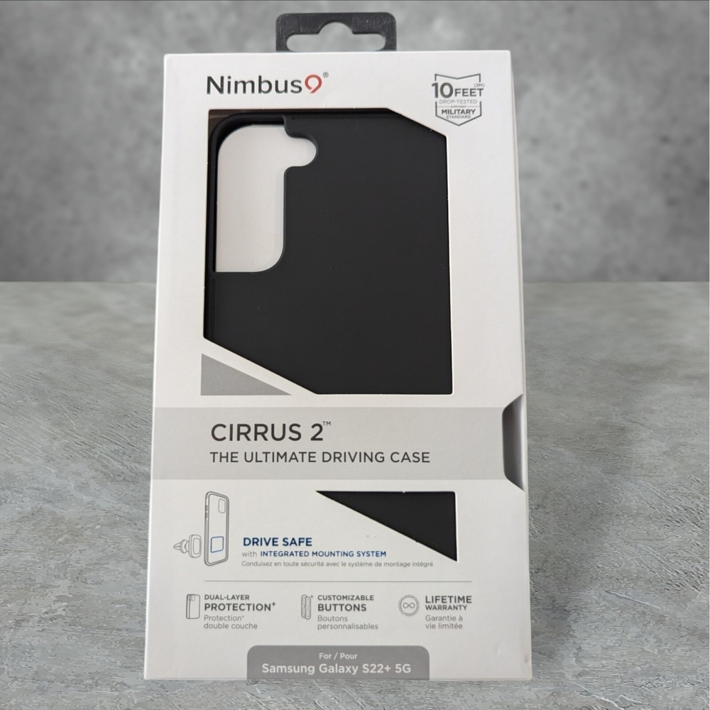 Nimbus9 Cirrus 2 Case for Samsung Galaxy S22+ 5G Black See Description W7
